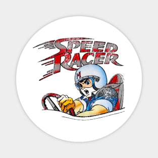 Vintage Go Speed Racer Go Go!!! Magnet